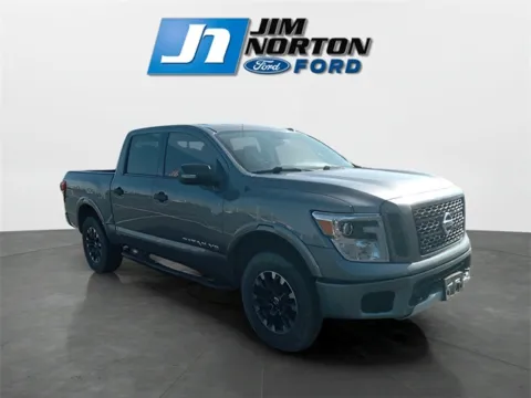 Gray 2019 Nissan Titan PRO-4X for sale in Broken Arrow, OK