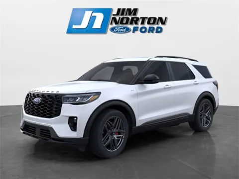 White 2025 Ford Explorer ST-Line for sale in Broken Arrow, OK