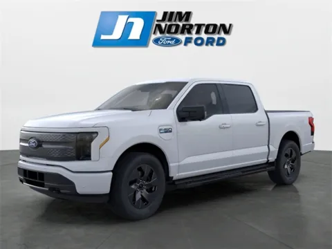White 2025 Ford F-150 Lightning Flash for sale in Broken Arrow, OK