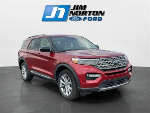Red 2023 Ford Explorer Limited for sale in Broken Arrow, OK