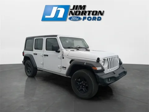 White 2022 Jeep Wrangler Unlimited Sport for sale in Broken Arrow, OK
