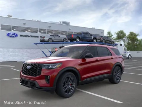 Red 2025 Ford Explorer ST-Line for sale in Broken Arrow, OK