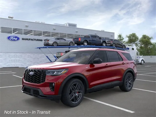 Red 2025 Ford Explorer ST-Line for sale in Broken Arrow, OK