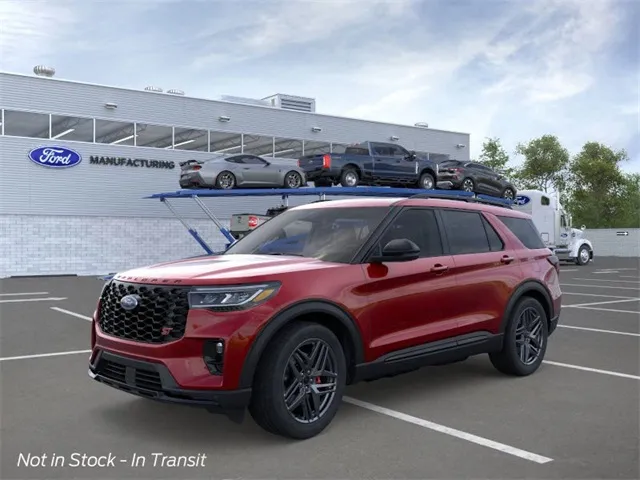 Red 2025 Ford Explorer ST for sale in Broken Arrow, OK