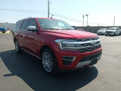 Red 2022 Ford Expedition Max Platinum for sale in Broken Arrow, OK