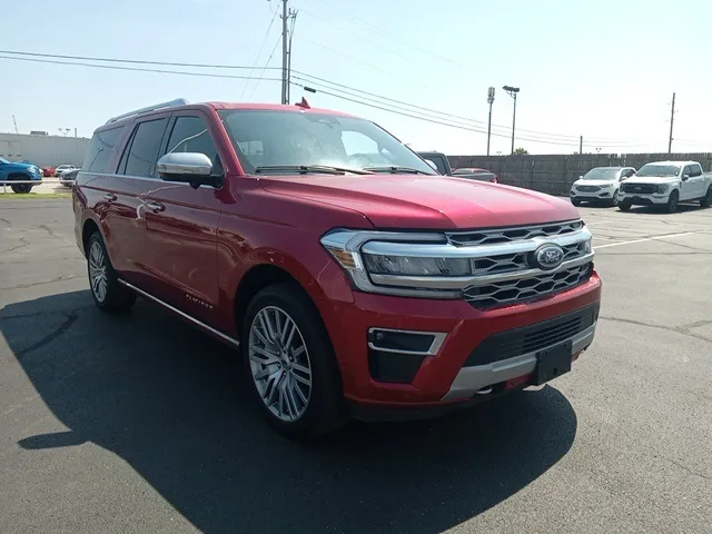 Red 2022 Ford Expedition Max Platinum for sale in Broken Arrow, OK