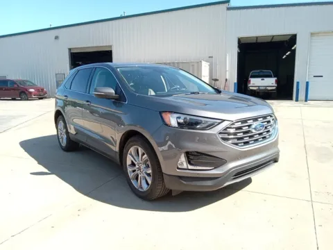 Gray 2024 Ford Edge Titanium for sale in Broken Arrow, OK