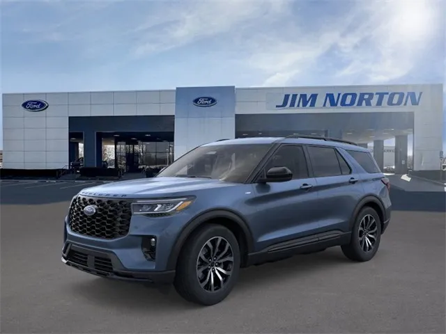 Blue 2025 Ford Explorer ST-Line for sale in Broken Arrow, OK
