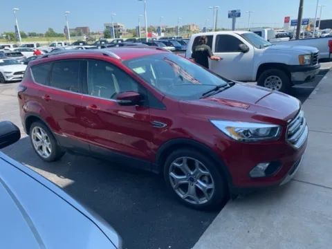 Red 2017 Ford Escape Titanium for sale in Broken Arrow, OK
