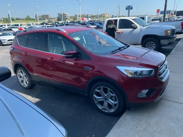 Red 2017 Ford Escape Titanium for sale in Broken Arrow, OK