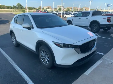 White 2022 Mazda CX-5 2.5 S Preferred Package for sale in Broken Arrow, OK
