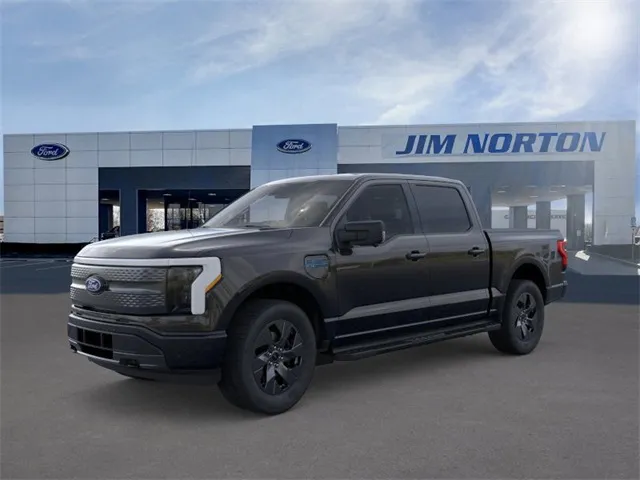 Black 2025 Ford F-150 Lightning Flash for sale in Broken Arrow, OK