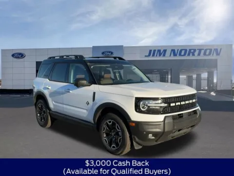 White 2025 Ford Bronco Sport Outer Banks for sale in Broken Arrow, OK