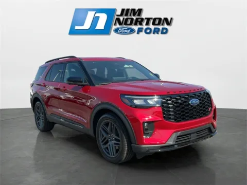 Red 2025 Ford Explorer ST for sale in Broken Arrow, OK