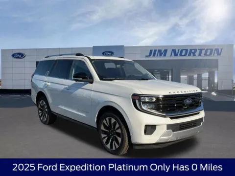 White 2025 Ford Expedition Platinum for sale in Broken Arrow, OK