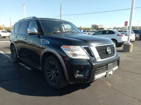Black 2017 Nissan Armada Platinum for sale in Broken Arrow, OK