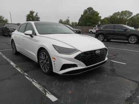White 2022 Hyundai Sonata Limited for sale in Broken Arrow, OK