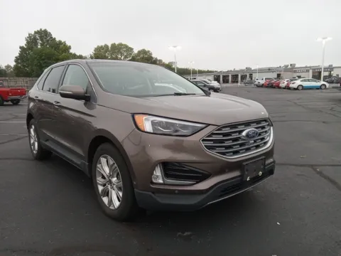 Gray 2019 Ford Edge Titanium for sale in Broken Arrow, OK