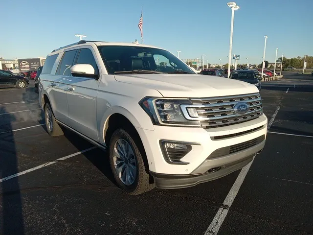 White 2020 Ford Expedition Max Limited for sale in Broken Arrow, OK
