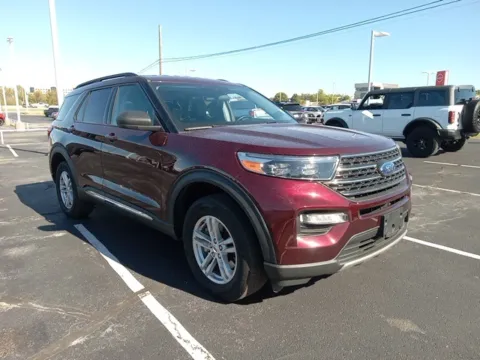Red 2022 Ford Explorer XLT for sale in Broken Arrow, OK