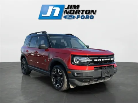 Red 2022 Ford Bronco Sport Outer Banks for sale in Broken Arrow, OK