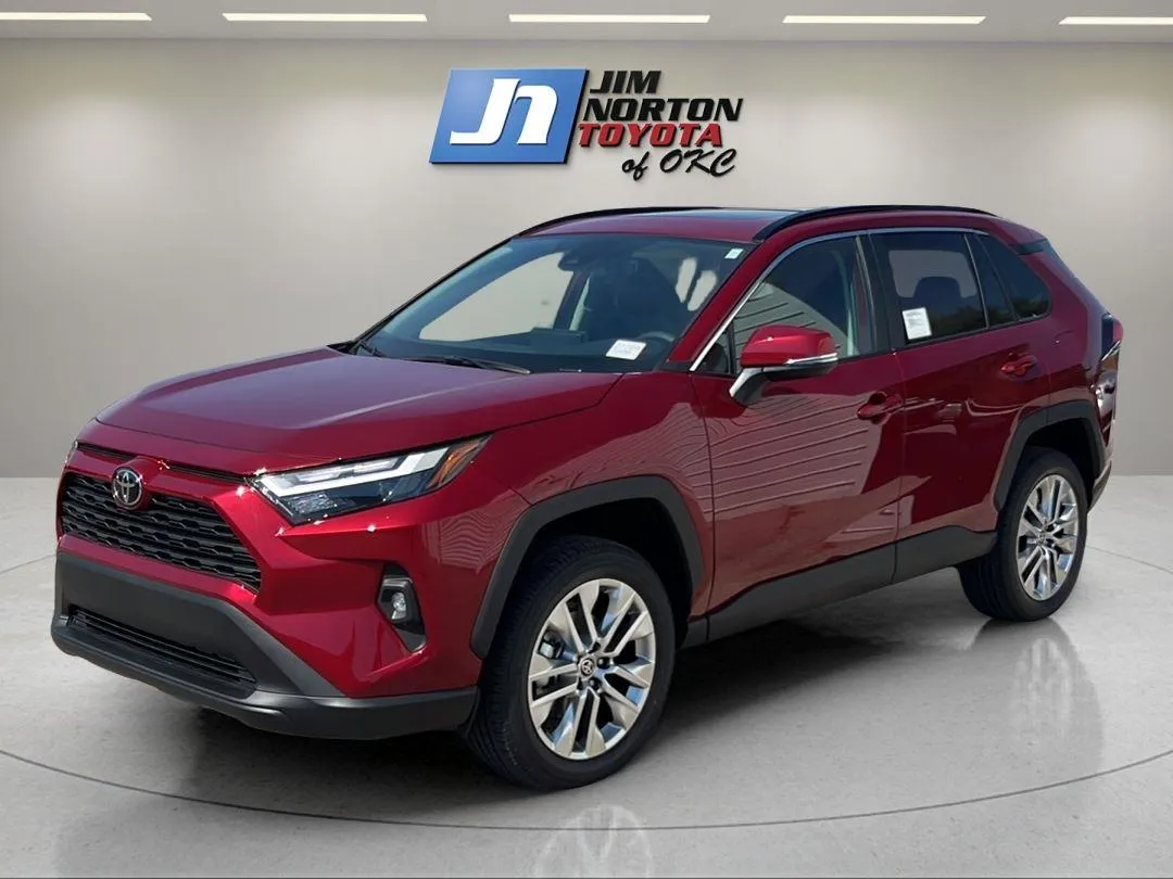 Red 2025 Toyota RAV4 XLE Premium for sale in Oklahoma City, OK