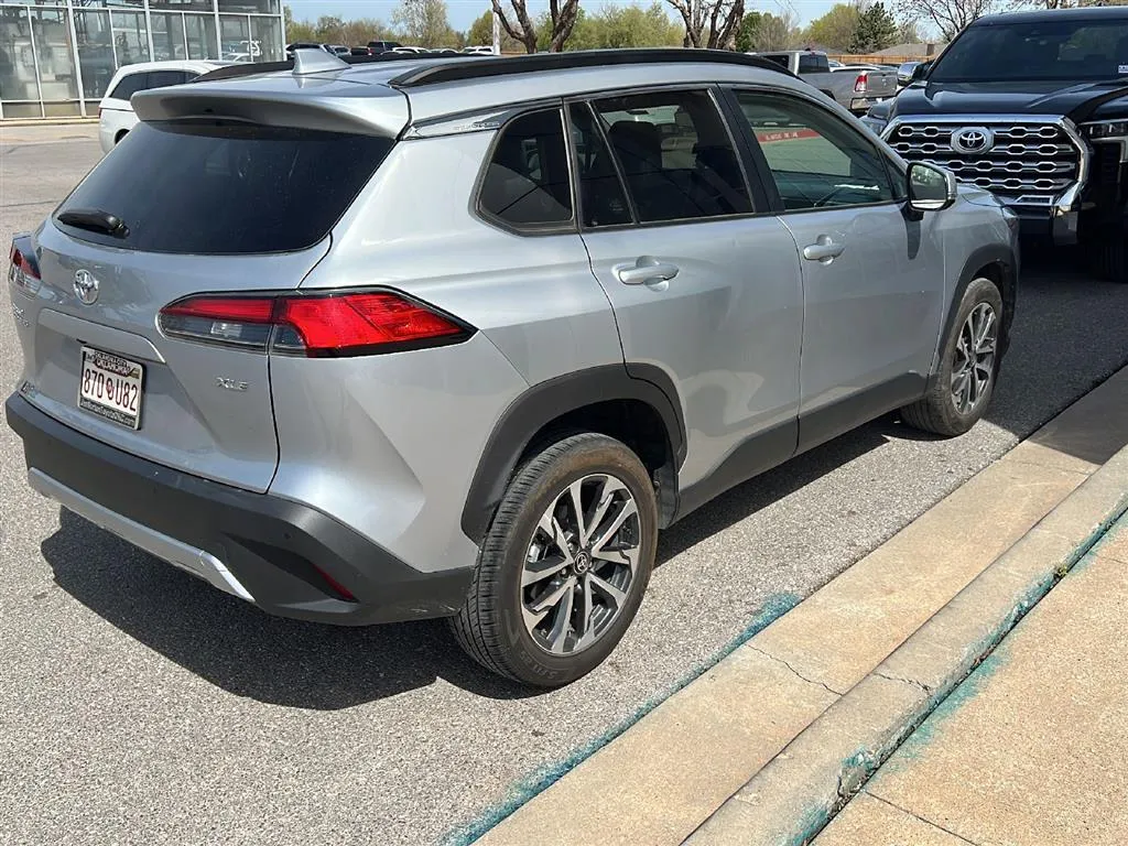 Silver 2023 Toyota Corolla Cross XLE for sale in Oklahoma City, OK