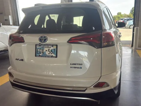 White 2017 Toyota RAV4 Hybrid Limited for sale in Oklahoma City, OK