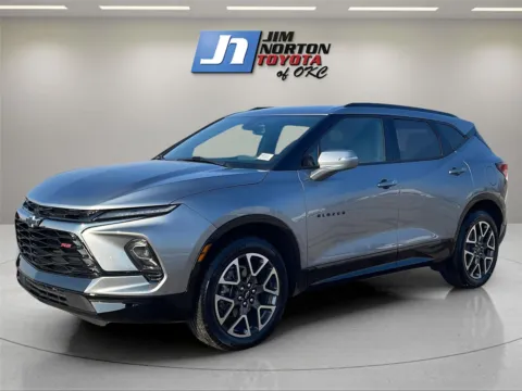 Gray 2025 Chevrolet Blazer RS for sale in Oklahoma City, OK
