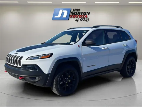White 2017 Jeep Cherokee Trailhawk for sale in Oklahoma City, OK