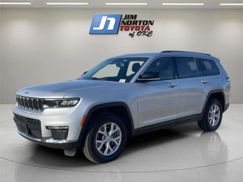 Silver 2021 Jeep Grand Cherokee L Limited for sale in Oklahoma City, OK