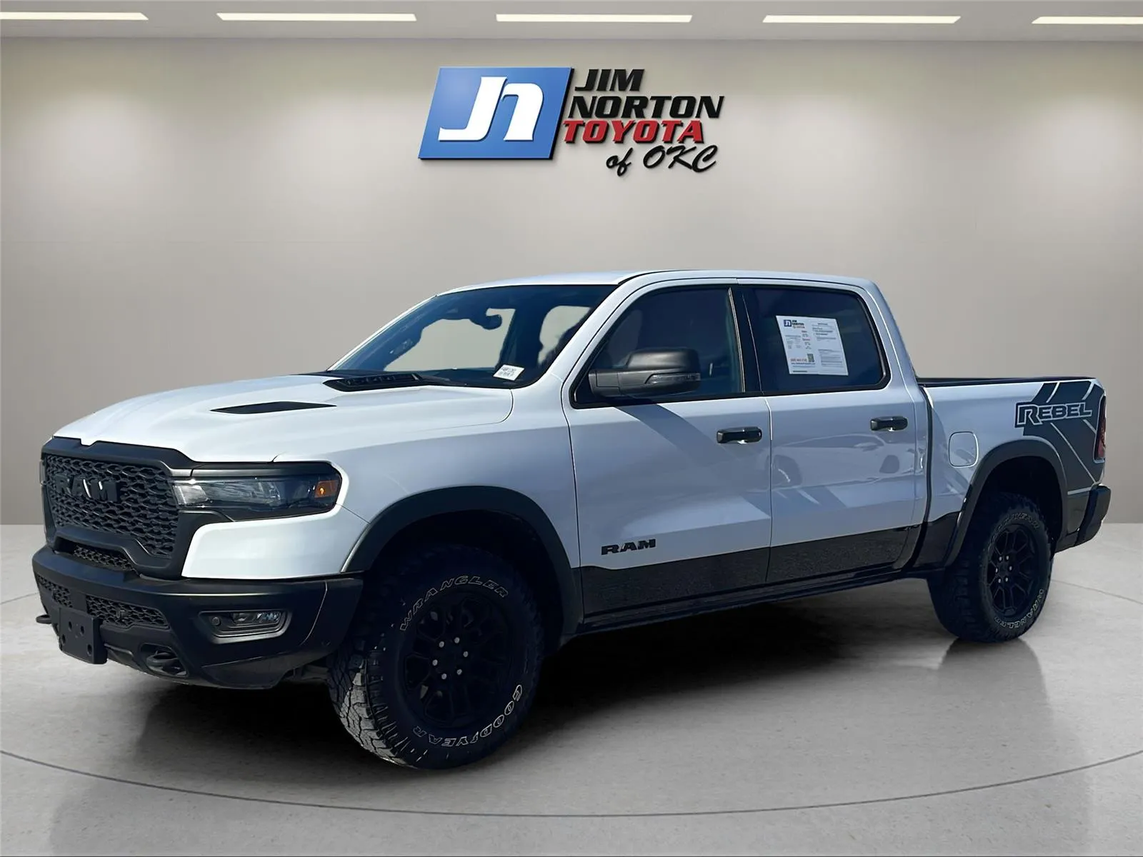 White 2025 Ram 1500 Rebel for sale in Oklahoma City, OK