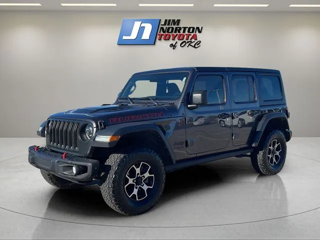 Gray 2022 Jeep Wrangler Unlimited Rubicon for sale in Oklahoma City, OK