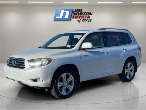 White 2009 Toyota Highlander Limited for sale in Oklahoma City, OK