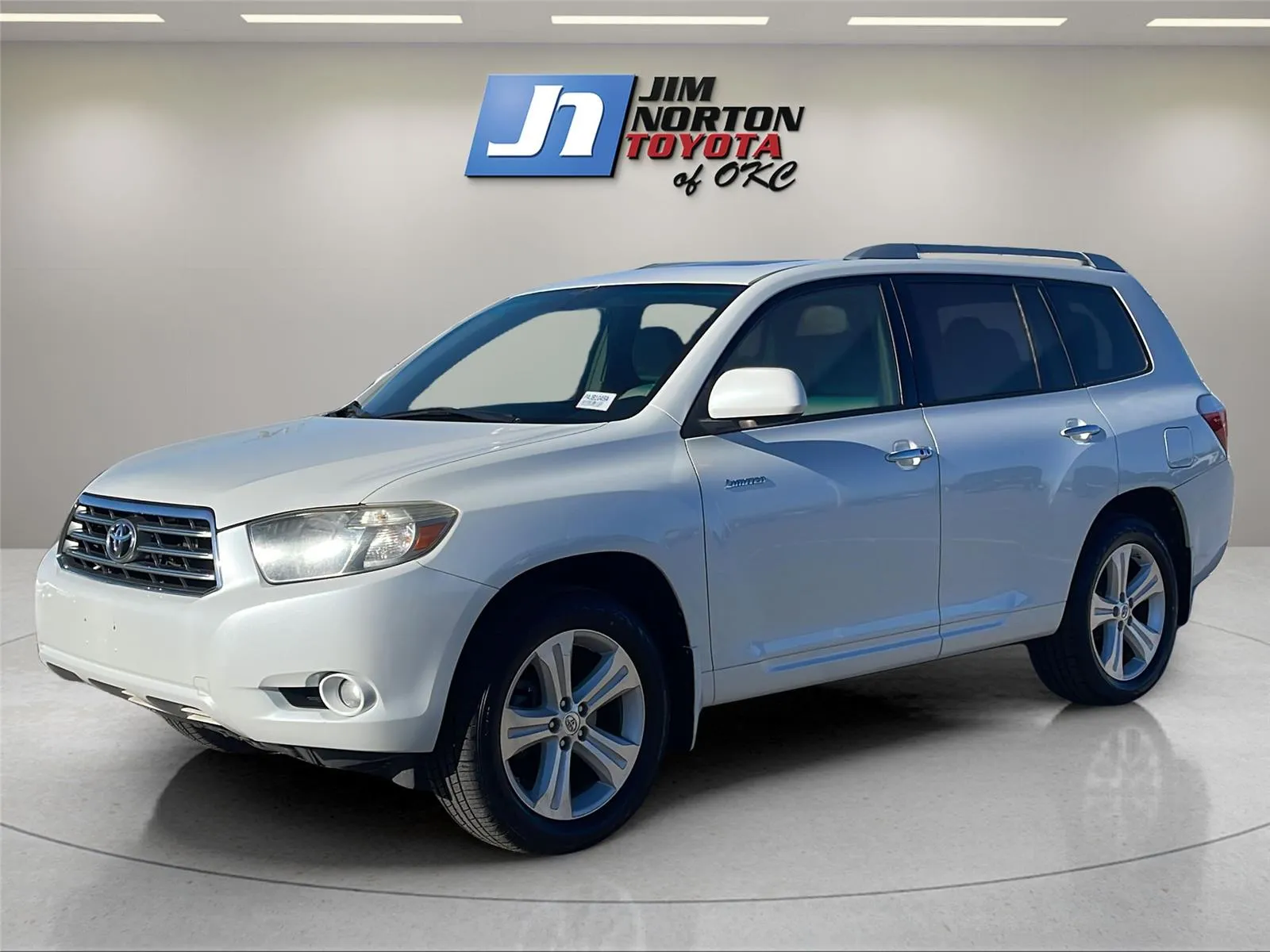White 2009 Toyota Highlander Limited for sale in Oklahoma City, OK