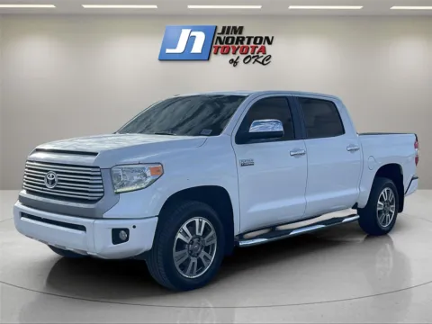 White 2017 Toyota Tundra Platinum for sale in Oklahoma City, OK
