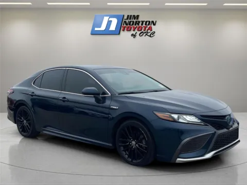 Another view of 2021 Toyota Camry Hybrid XSE for sale in Oklahoma City, OK at Jim Norton Toyota Of OKC