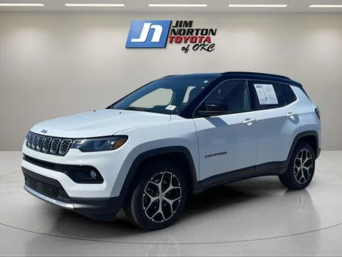 White 2024 Jeep Compass Limited for sale in Oklahoma City, OK