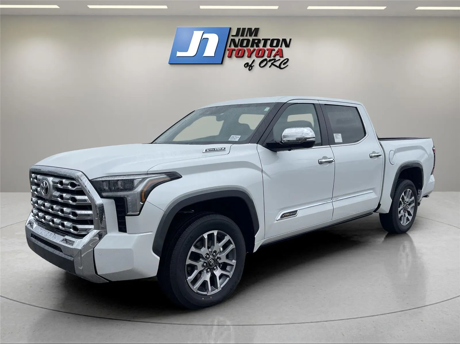 White 2026 Toyota Tundra 1794 Edition Hybrid for sale in Oklahoma City, OK