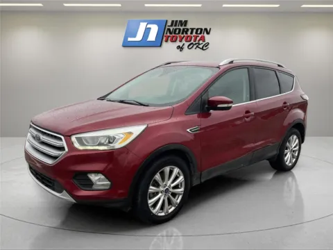 Red 2017 Ford Escape Titanium for sale in Oklahoma City, OK