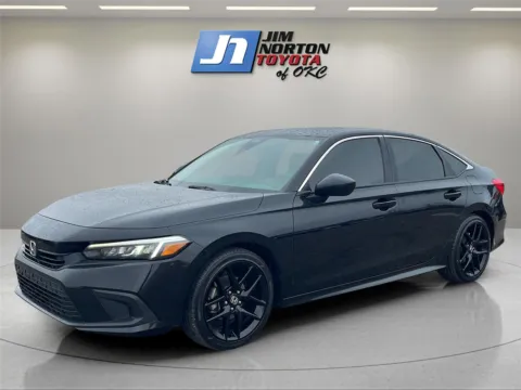 Black 2022 Honda Civic Sedan LX for sale in Oklahoma City, OK