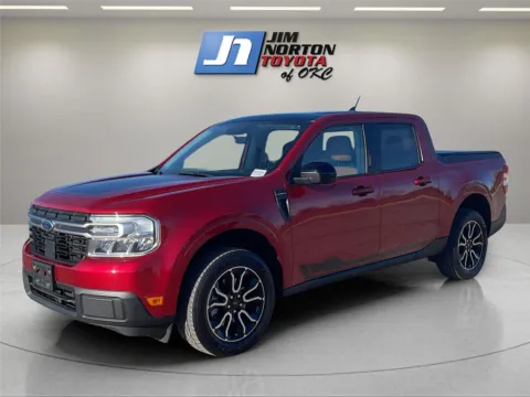 Red 2022 FORD Maverick Lariat for sale in Oklahoma City, OK