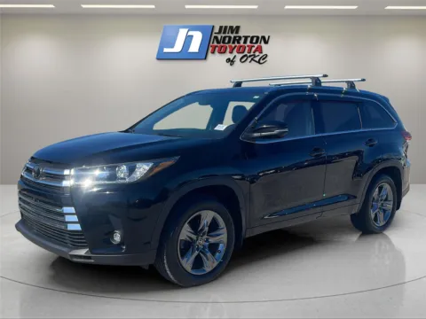 Black 2019 Toyota Highlander Limited Platinum for sale in Oklahoma City, OK