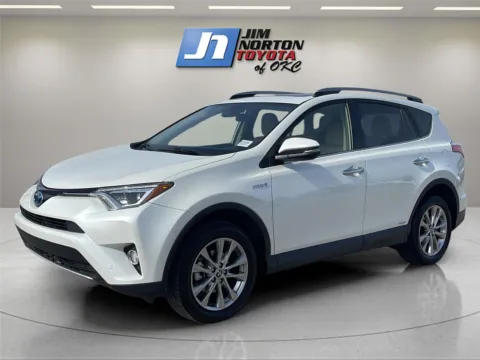 White 2017 Toyota RAV4 Hybrid Limited for sale in Oklahoma City, OK