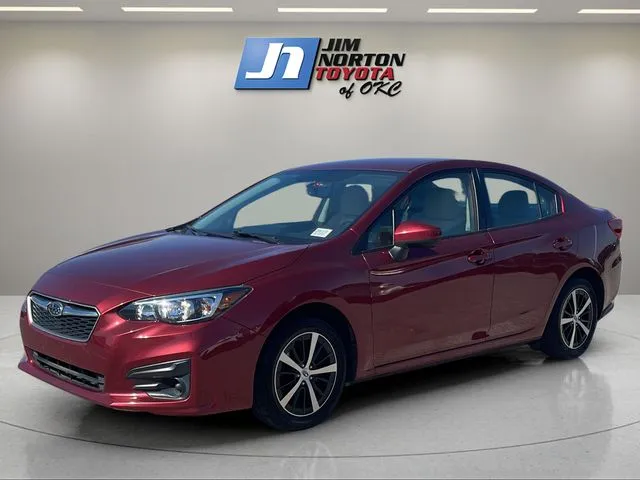 Red 2019 Subaru Impreza 2.0i Premium for sale in Oklahoma City, OK
