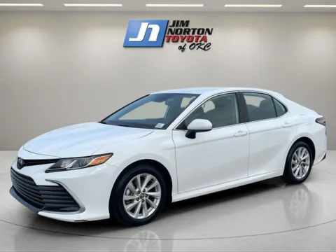 White 2024 Toyota Camry LE for sale in Oklahoma City, OK