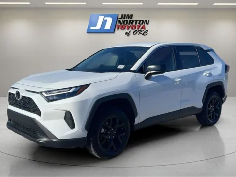 White 2025 Toyota RAV4 LE for sale in Oklahoma City, OK