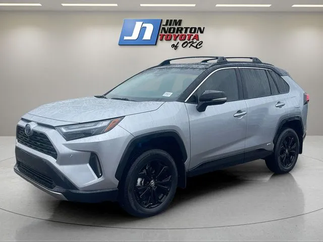 Black 2023 Toyota RAV4 Hybrid XSE for sale in Oklahoma City, OK