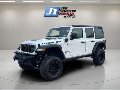White 2024 Jeep Wrangler Rubicon 4xe for sale in Oklahoma City, OK