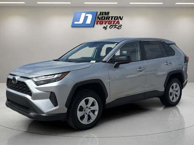 Silver 2024 Toyota RAV4 LE for sale in Oklahoma City, OK